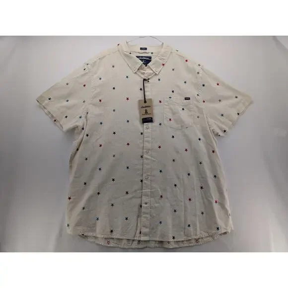 NWT Chubbies The All Stars No Stripes Shirt in Off White size XXL - Picture 3 of 7